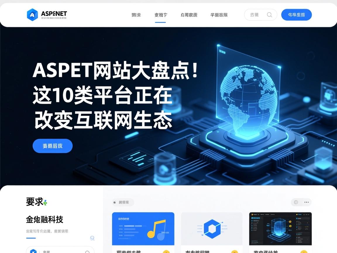 ASP.NET网站大盘点！这10类平台正在改变互联网生态