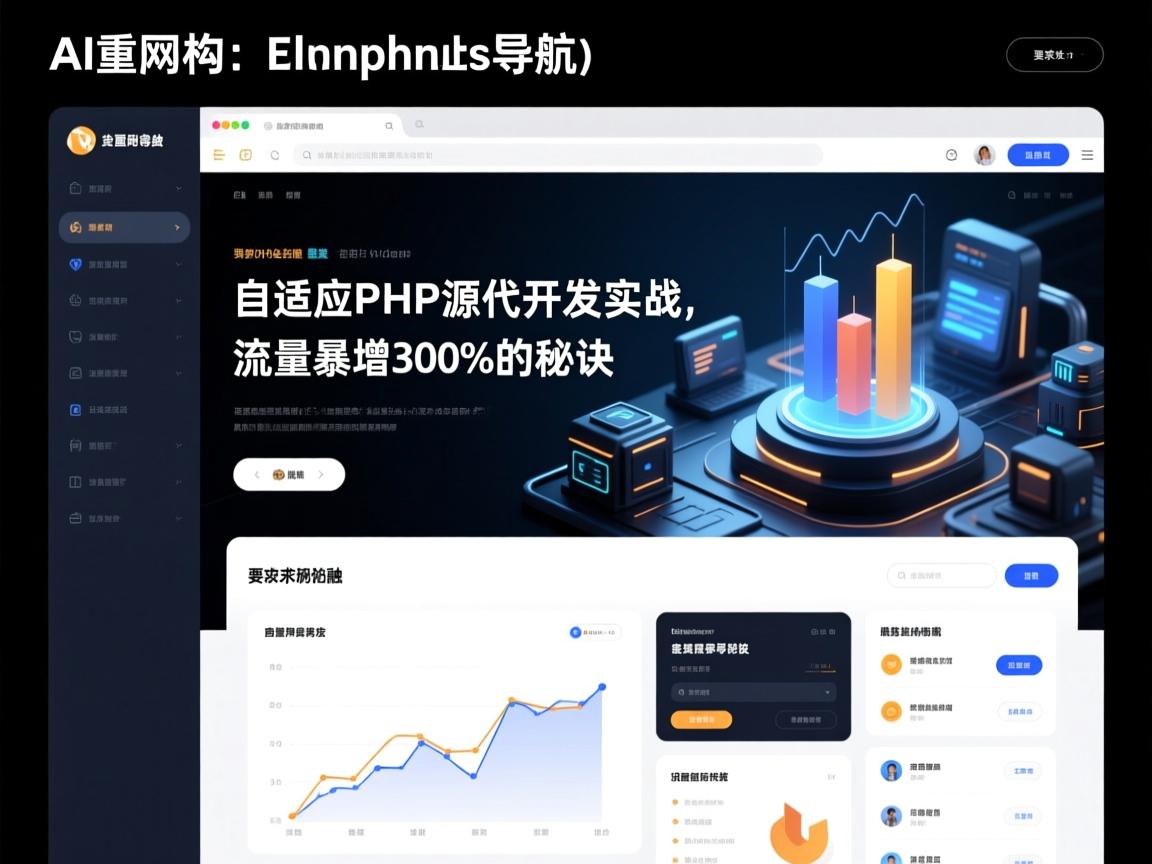 AI重构网址导航！自适应PHP源码开发实战，流量暴增300%的秘诀