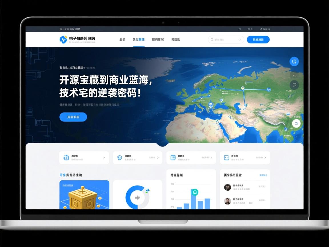 电子导航网站源码，从开源宝藏到商业蓝海，技术宅的逆袭密码！