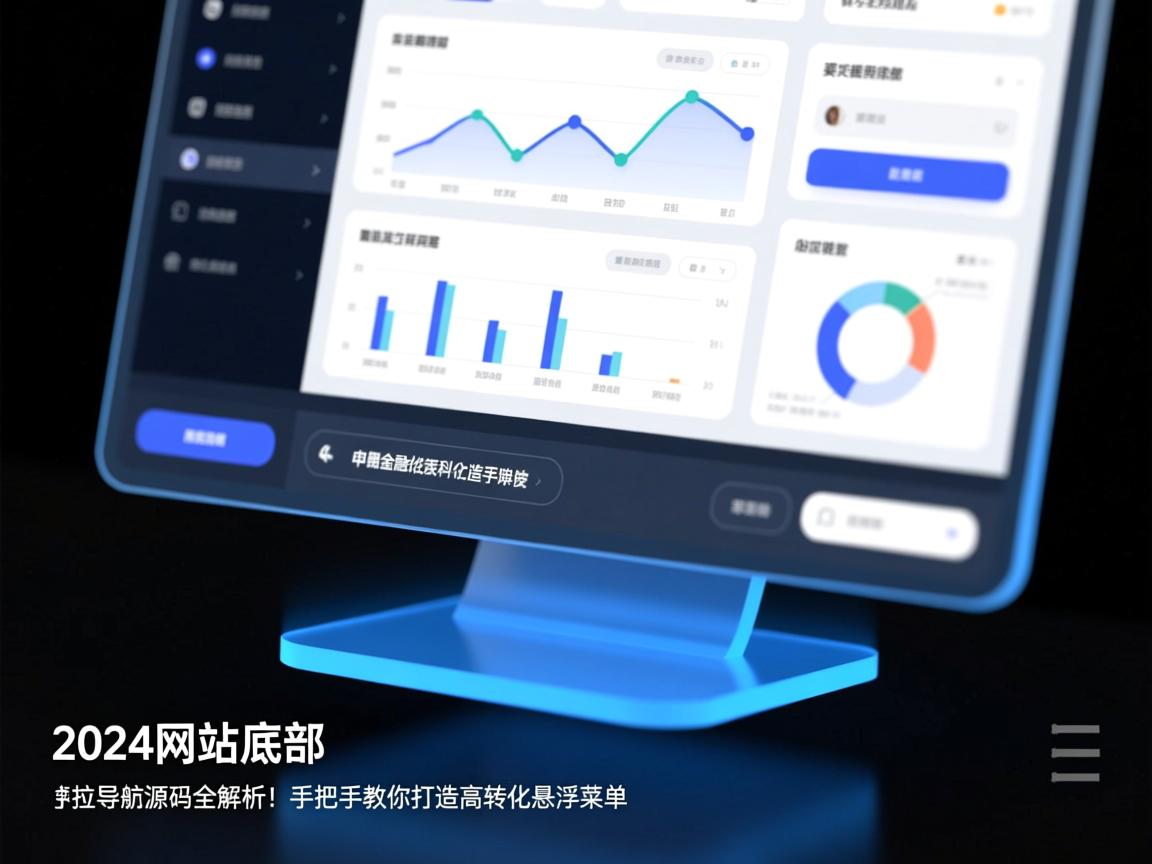 2024网站底部上拉导航源码全解析！手把手教你打造高转化悬浮菜单
