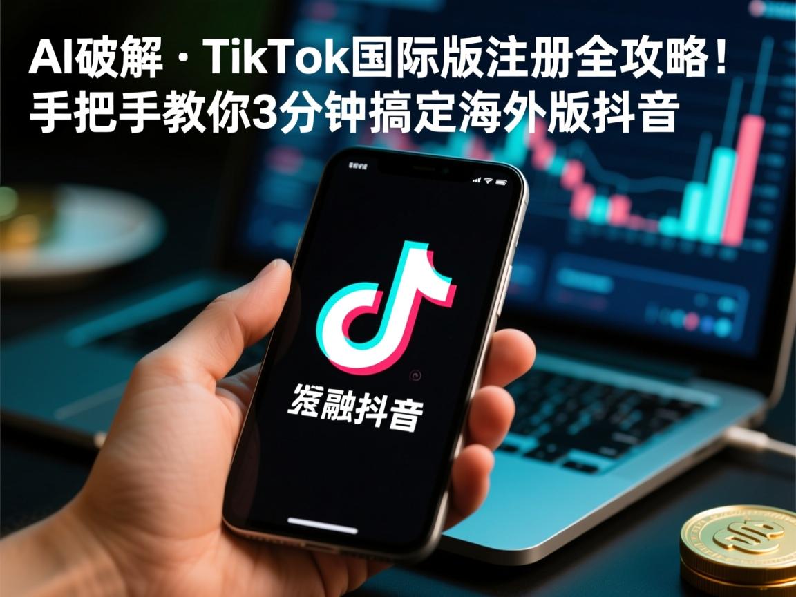 AI破解TikTok国际版注册全攻略！手把手教你3分钟搞定海外版抖音