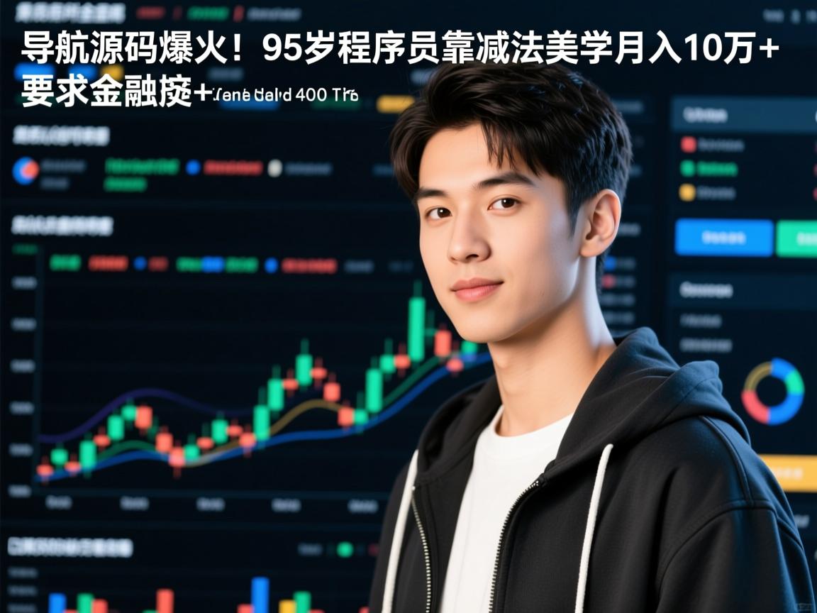 纯文字导航源码爆火!95后程序员靠减法美学月入10万+