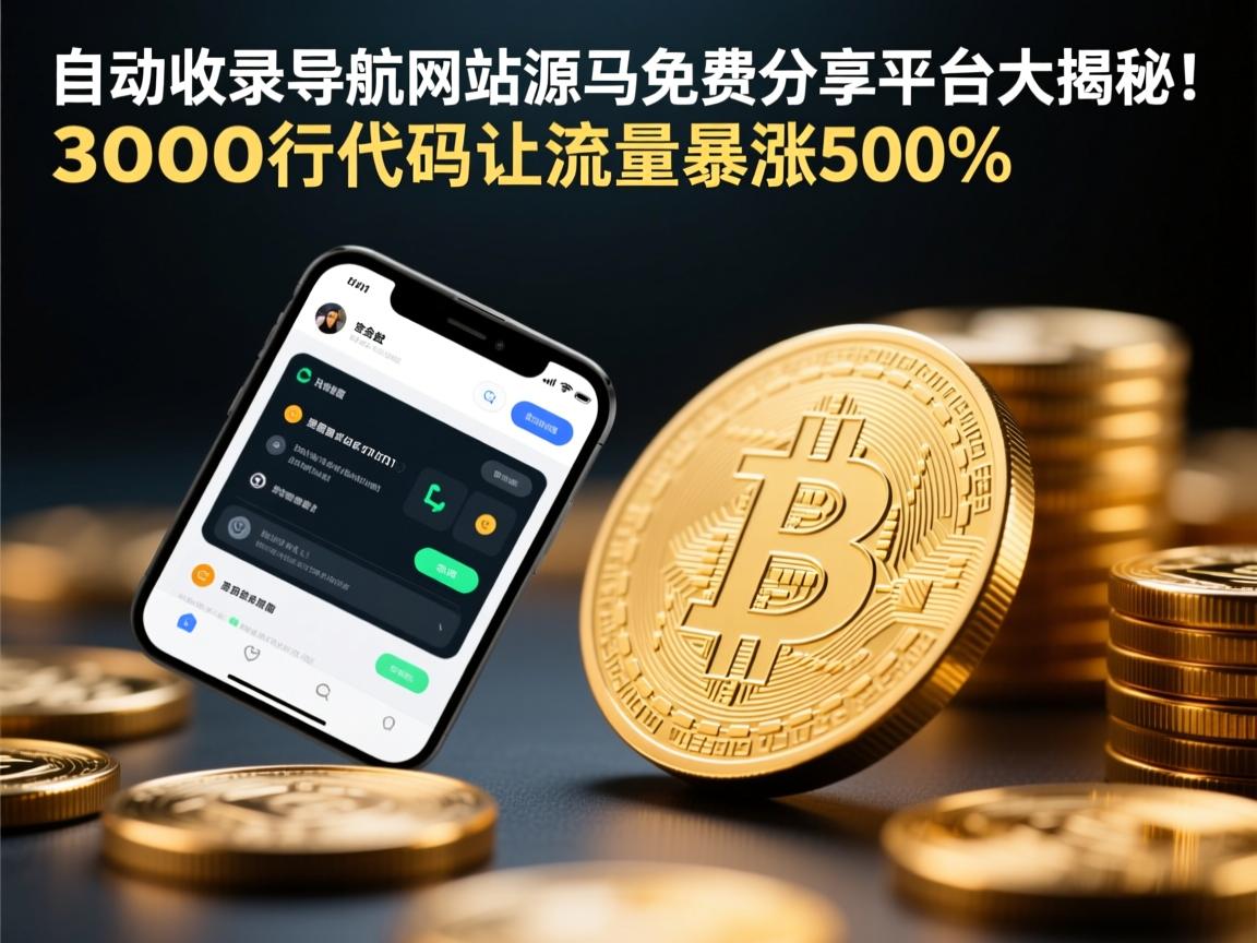 自动收录导航网站源码免费分享平台大揭秘！300行代码让流量暴涨500%