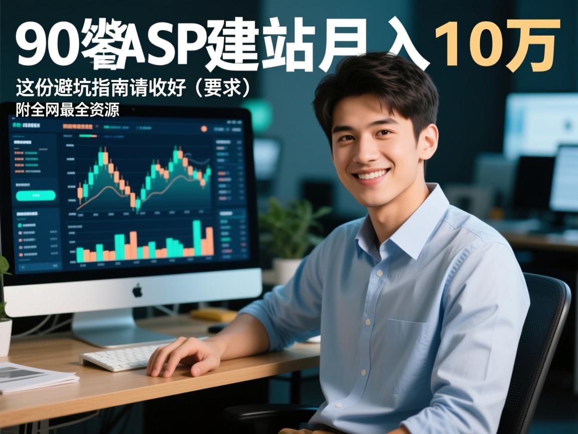 零基础逆袭!90后小伙靠ASP建站月入10万,这份避坑指南请收好(附全网最全资源)
