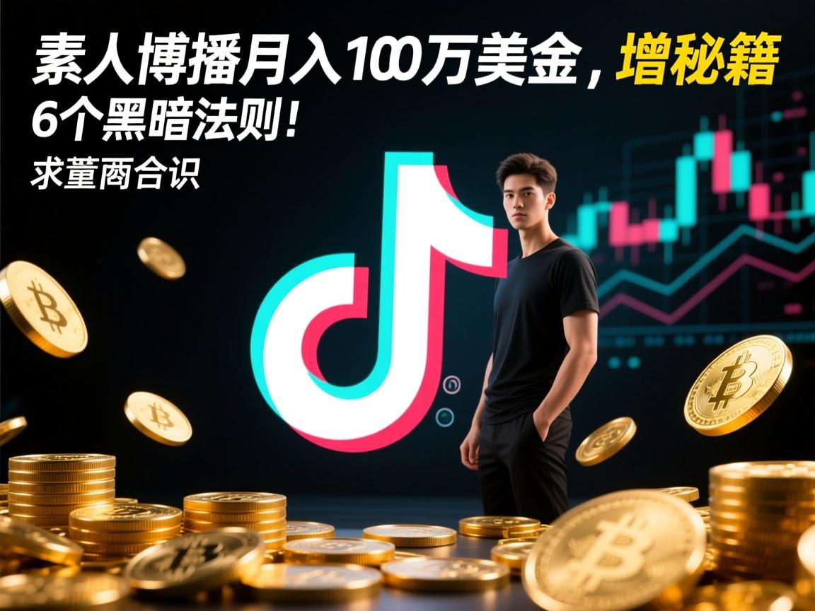 TikTok流量暴增秘籍,素人博主月入10万美金的6个黑暗法则