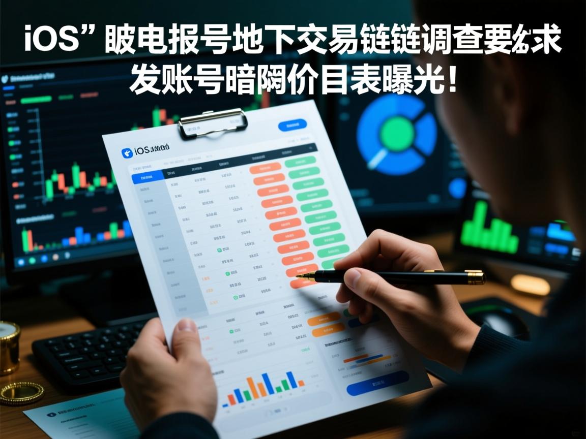 iOS电报号地下交易链调查,批发账号暗网价目表曝光!