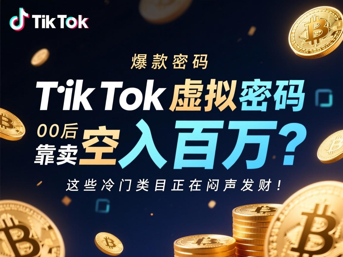 TikTok爆款密码，00后靠卖虚拟空气年入百万？这些冷门类目正在闷声发财！