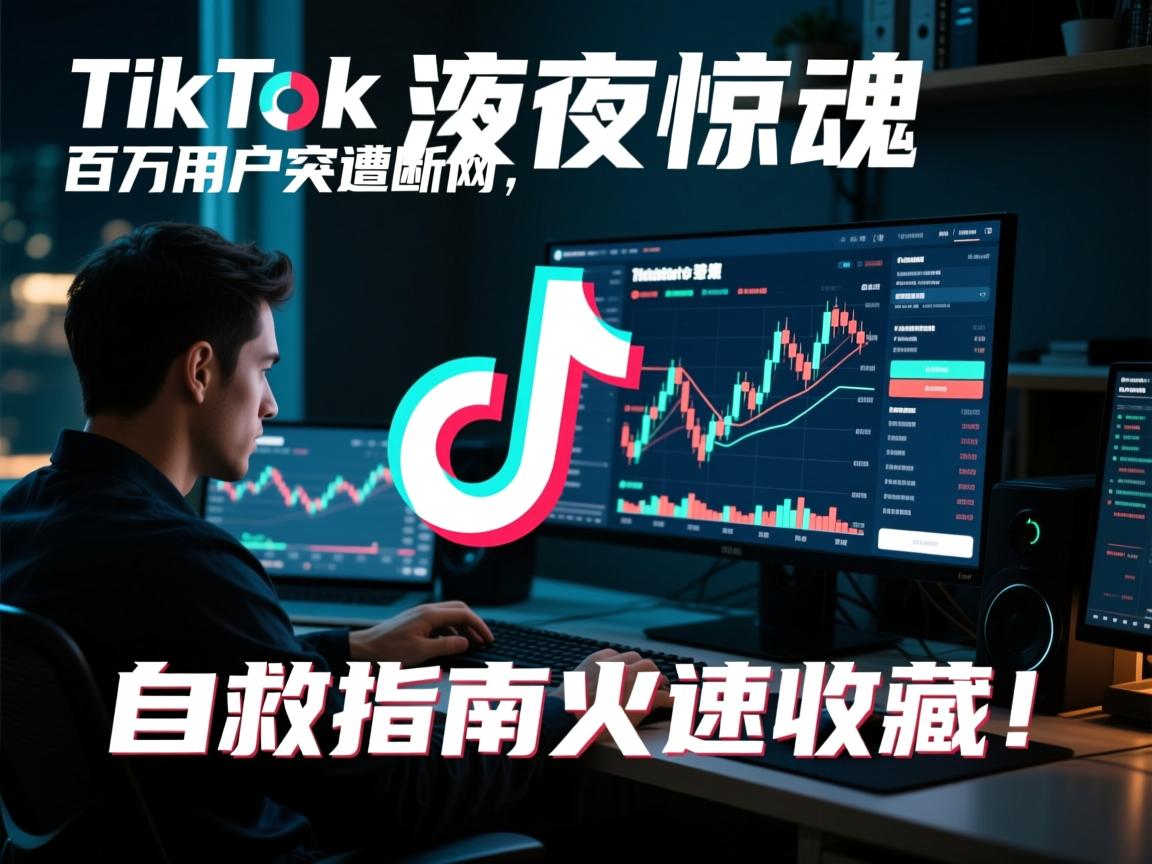 TikTok深夜惊魂，百万用户突遭断网，自救指南火速收藏！