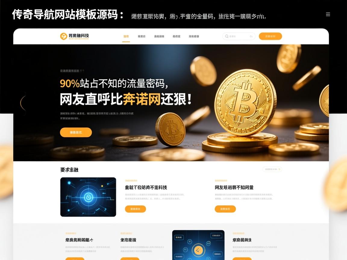 传奇导航网站模板源码,90%站长不知的流量密码,网友直呼比奔诺网还狠!