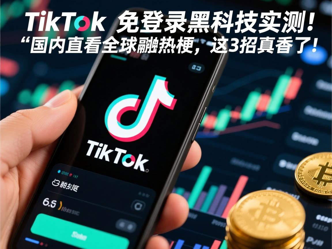 TikTok免登录黑科技实测,国内直看全球热梗,这3招真香了!