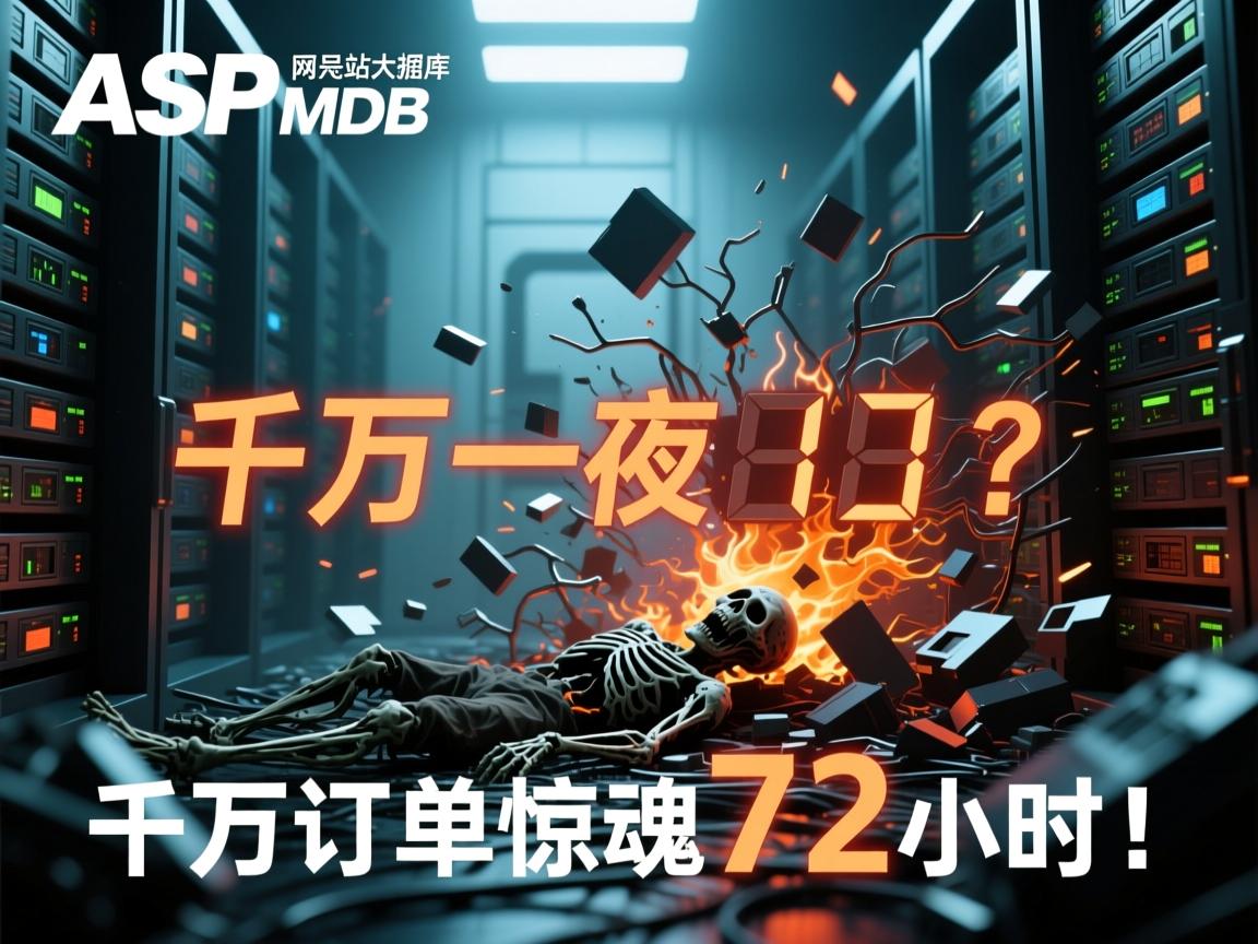 ASP网站MDB数据库死亡倒计时？千万订单一夜崩溃的惊魂72小时！