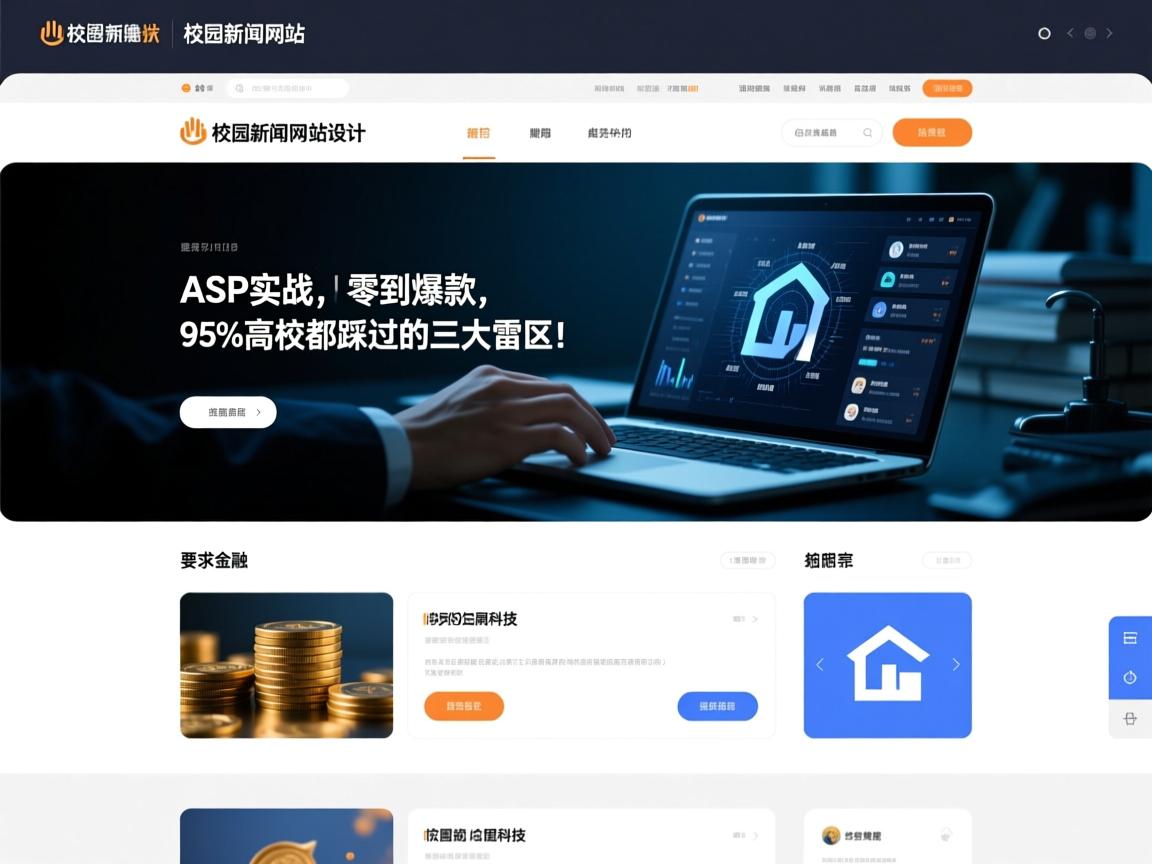校园新闻网站设计ASP实战,从零到爆款,95%高校都踩过的三大雷区!