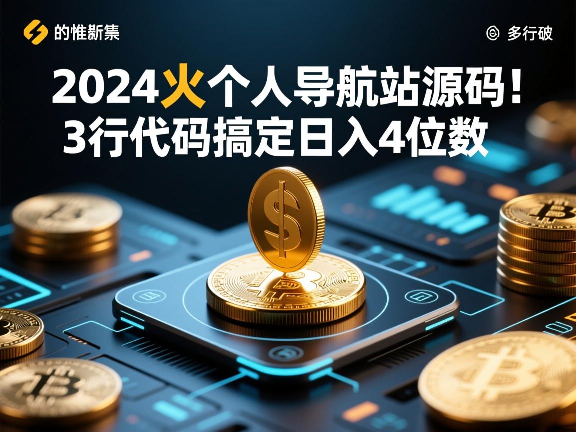 2024最火个人导航站源码！3行代码搞定日入4位数