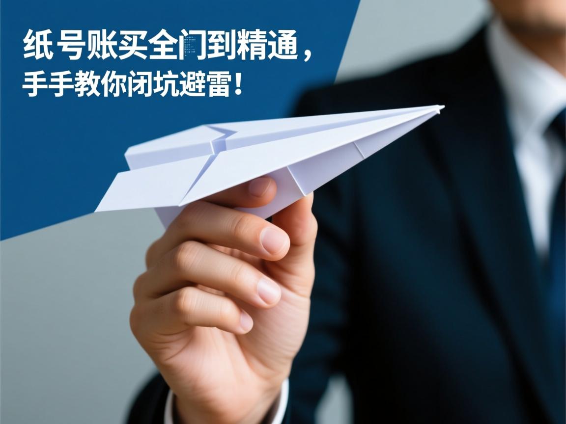 纸飞机账号购买全攻略，从入门到精通，手把手教你闭坑避雷！