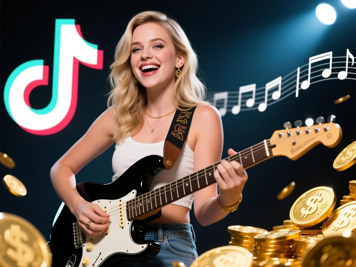 TikTok吉他谱爆火!艾薇儿神曲竟成00后财富密码?