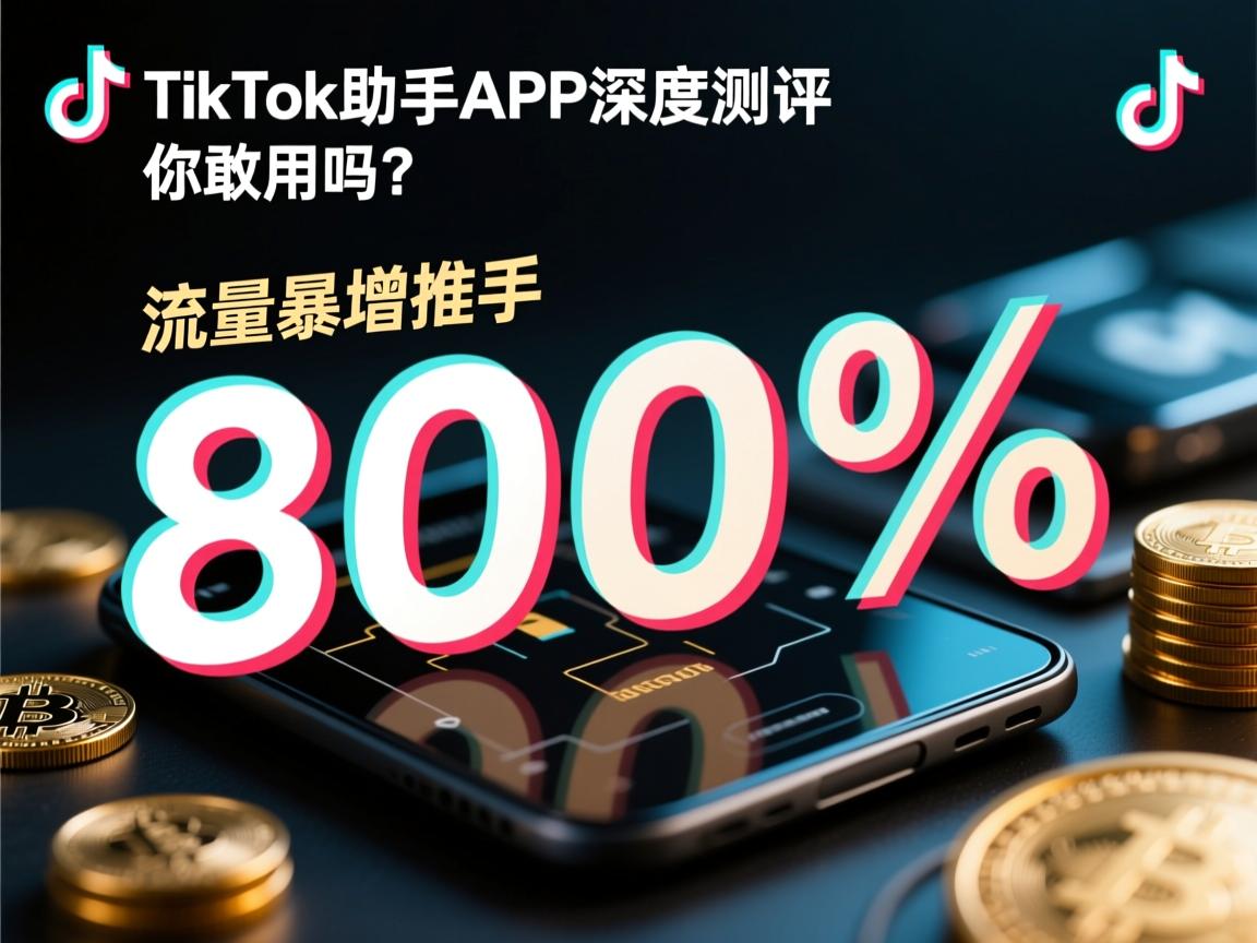 TikTok助手APP深度测评,流量暴增800%的幕后推手,你敢用吗?