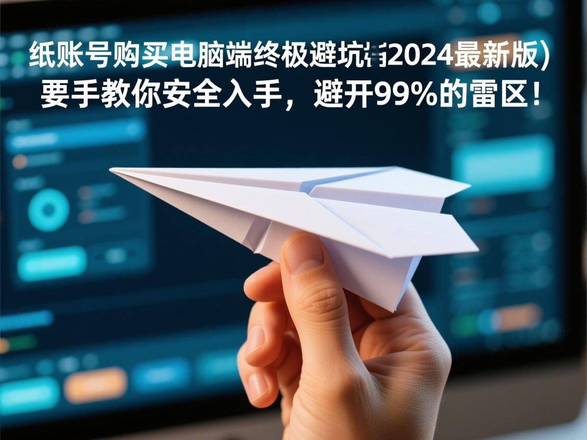 纸飞机账号购买电脑端终极避坑指南(2024最新版)手把手教你安全入手,避开99%的雷区!