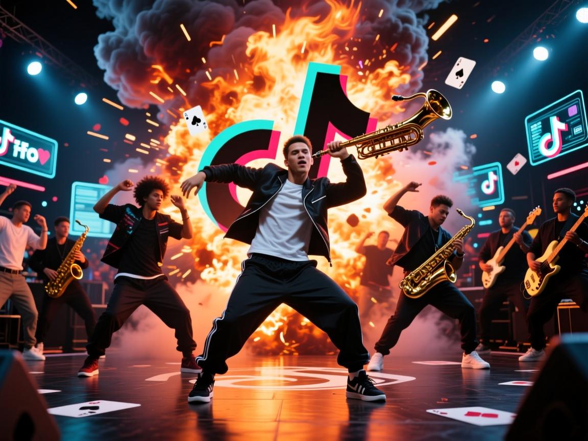 TikTok爵士舞风暴,Poker Face视频引爆全球舞蹈狂潮,背后隐藏的惊人真相!