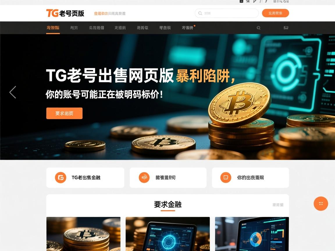 TG老号出售网页版，隐秘市场的暴利与陷阱，你的账号可能正在被明码标价！