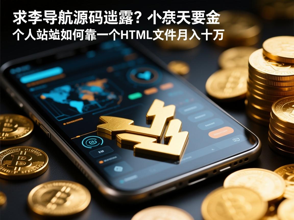 老李导航源码泄露?个人站长如何靠一个HTML文件月入十万