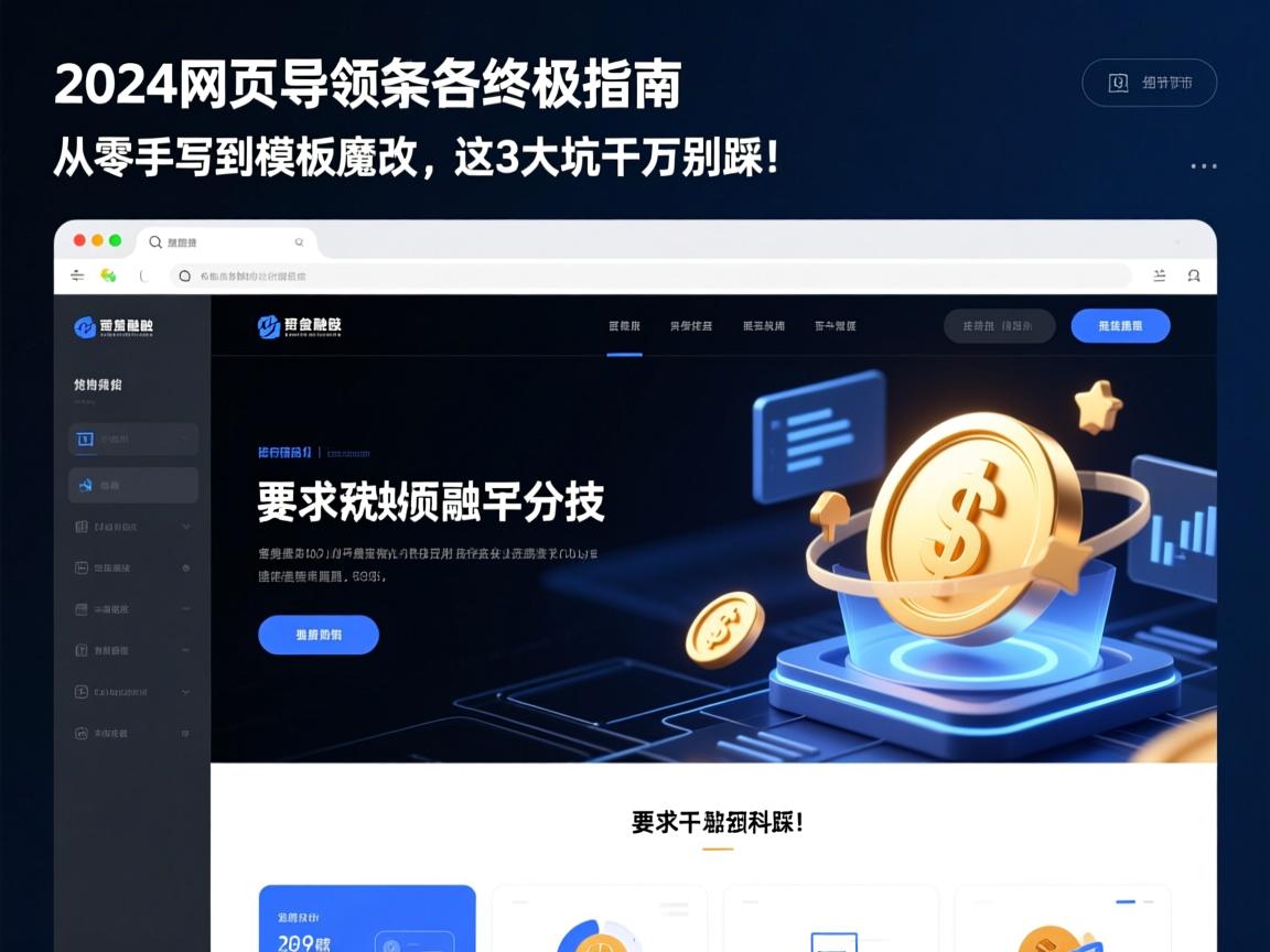 2024网页导航条代码终极指南,从零手写到模板魔改,这3大坑千万别踩!