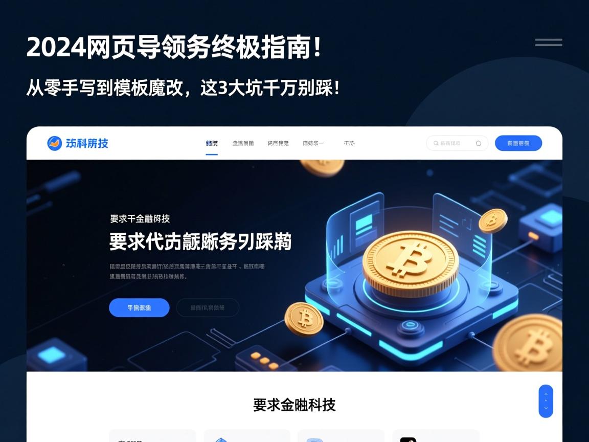 2024网页导航条代码终极指南，从零手写到模板魔改，这3大坑千万别踩！