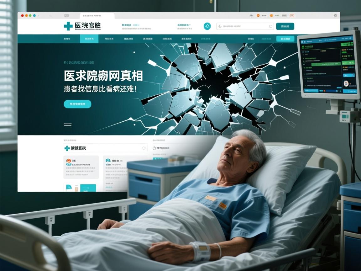 医院官网崩溃真相,技术落后、设计反人类,患者找信息比看病还难!
