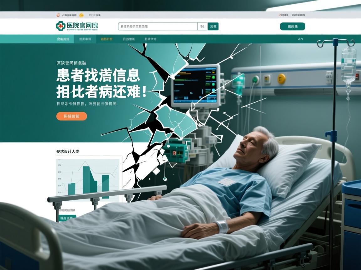 医院官网崩溃真相,技术落后、设计反人类,患者找信息比看病还难!