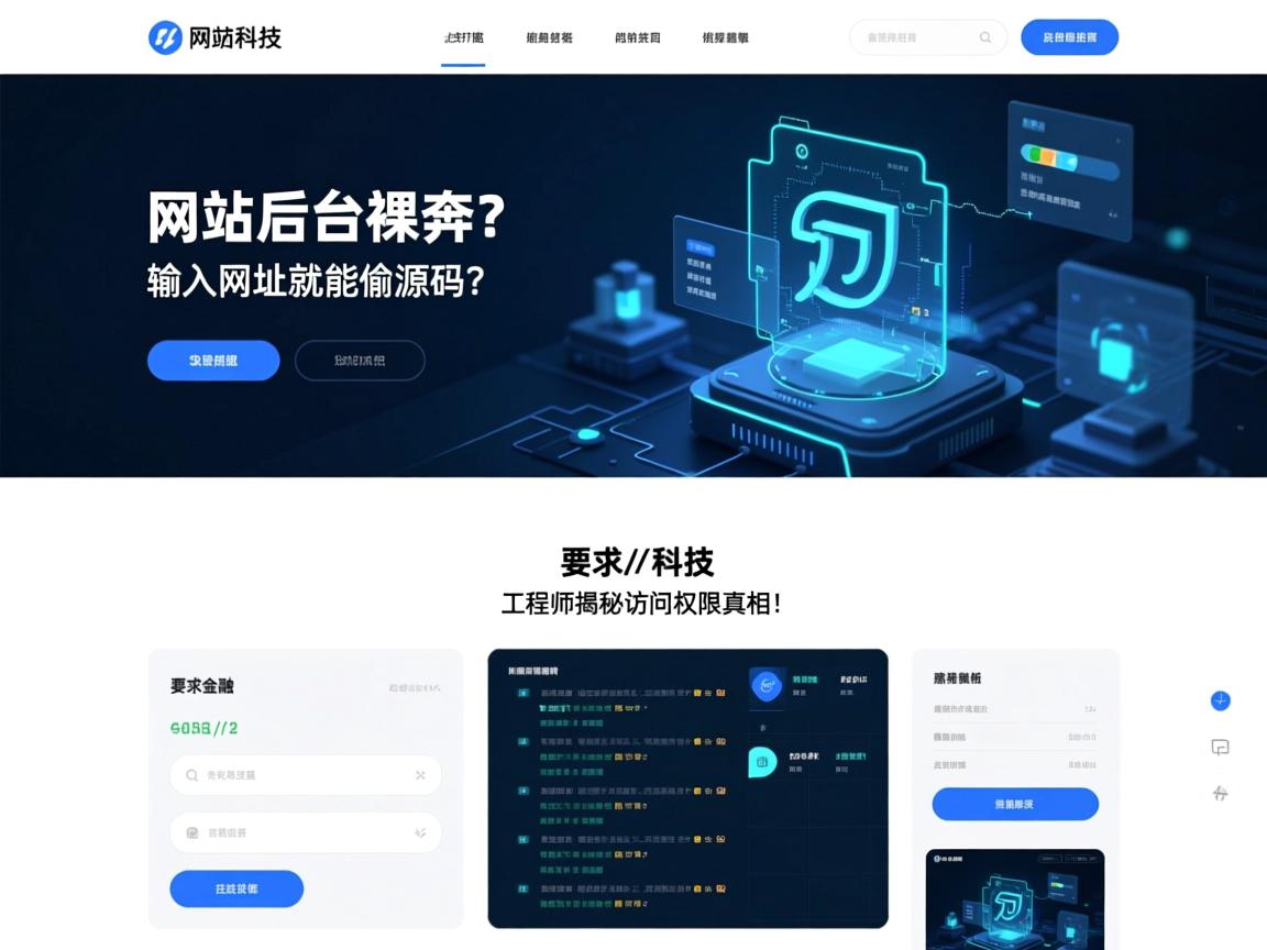 网站后台裸奔？输入网址就能偷源码？工程师揭秘访问权限真相！