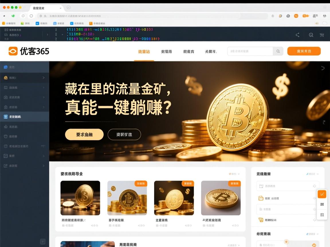 仿优客365网站导航源码，藏在代码里的流量金矿，真能一键躺赚？