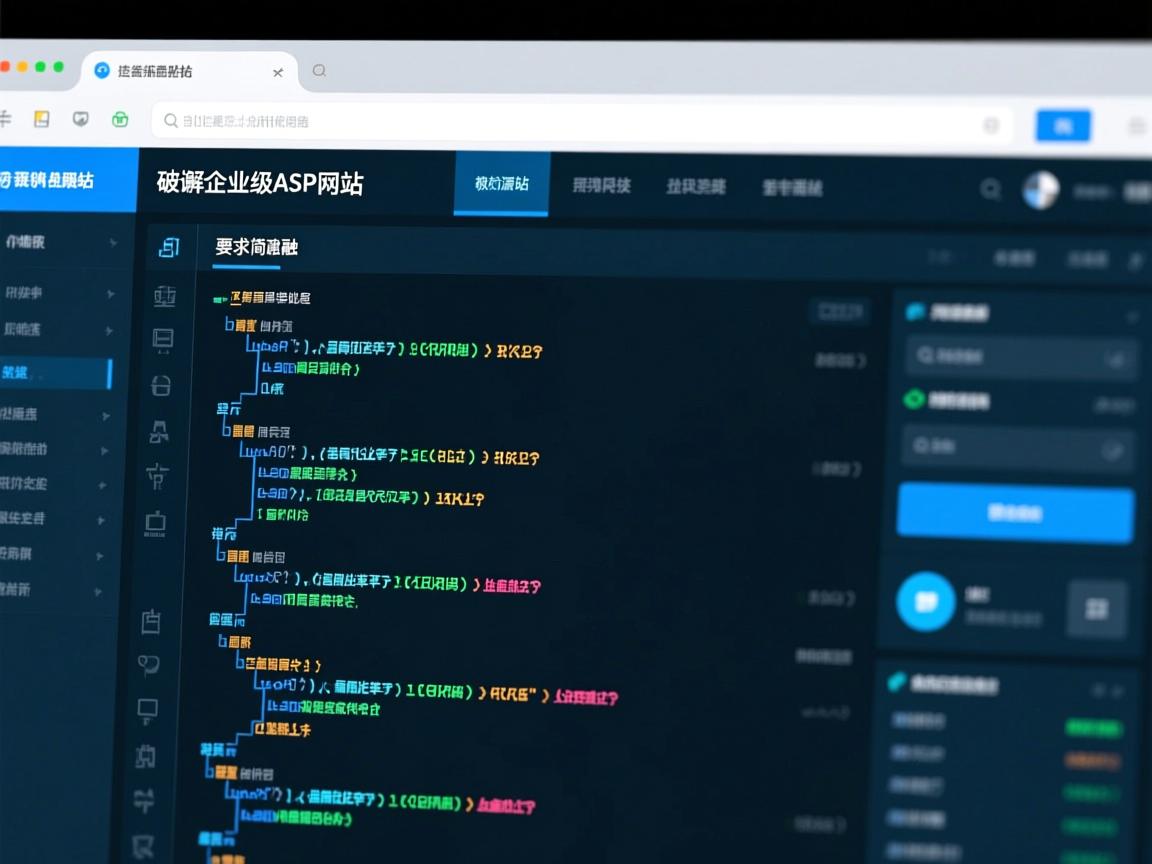 破译企业级ASP网站极简源码，3行代码引发的效率革命