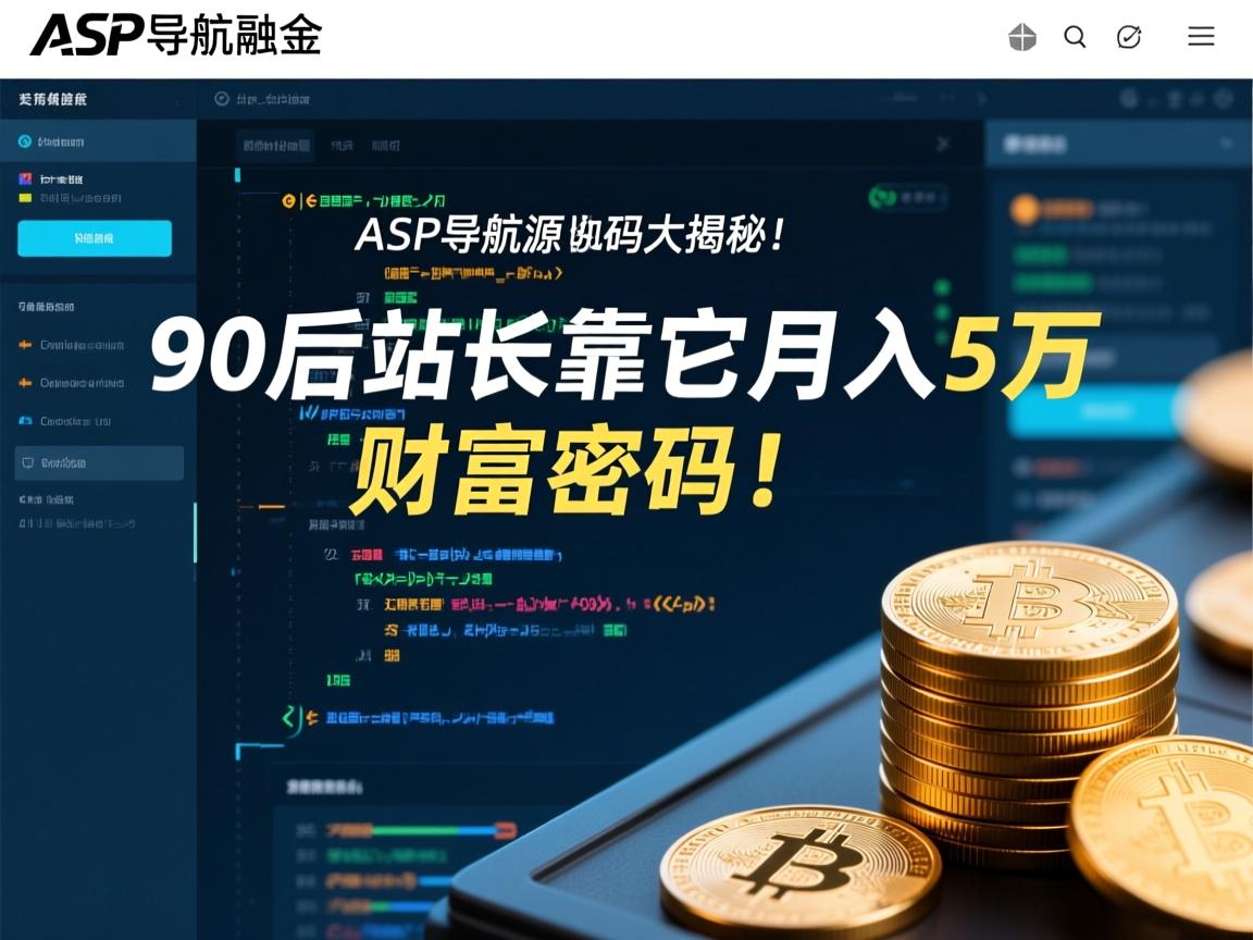 ASP导航源码大揭秘，90后站长靠它月入5万的财富密码！