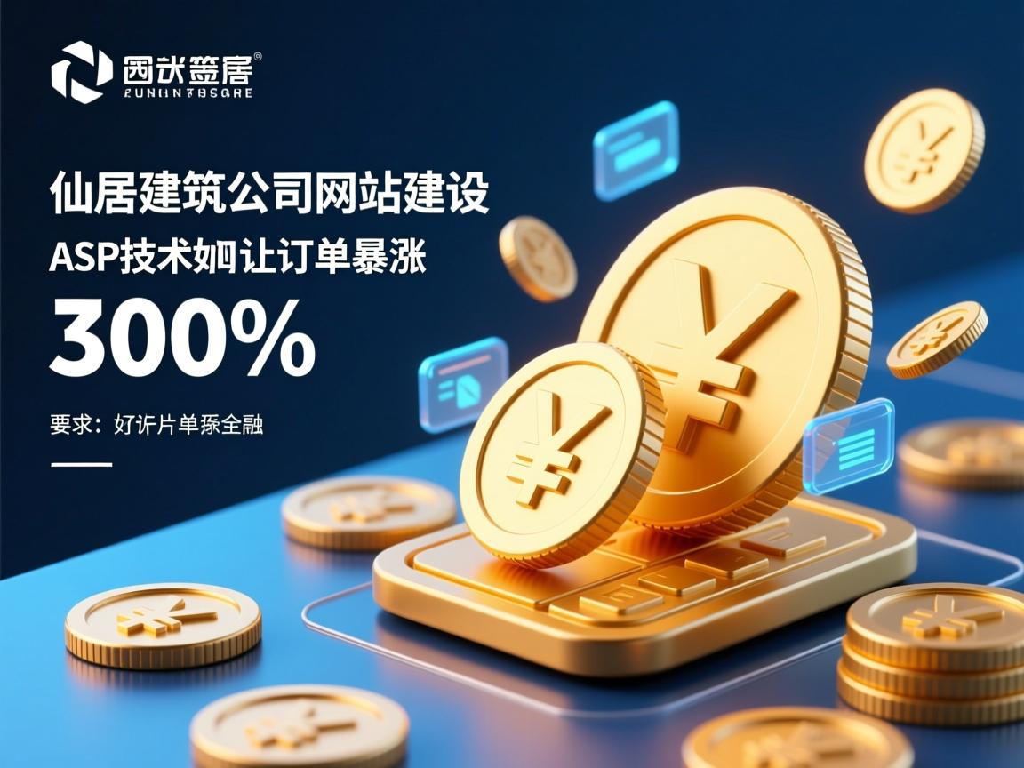 仙居建筑公司网站建设，ASP技术如何让订单暴涨300%