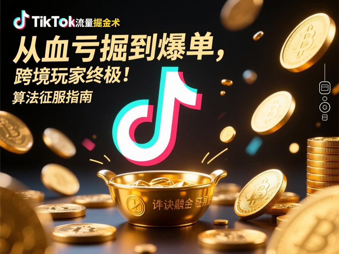 TikTok流量掘金术,从血亏到爆单,跨境玩家的终极算法征服指南