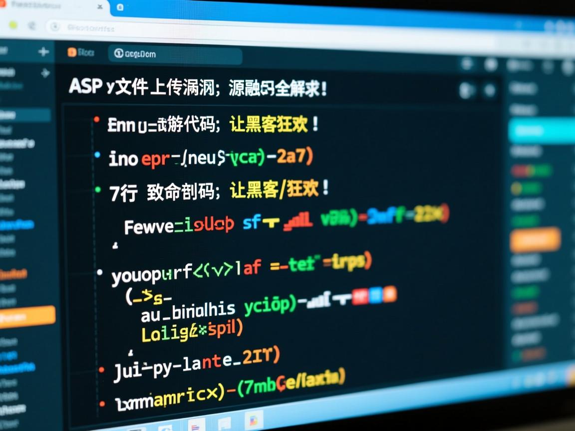 ASP文件上传漏洞源码全解剖,这7行致命代码让黑客狂欢!