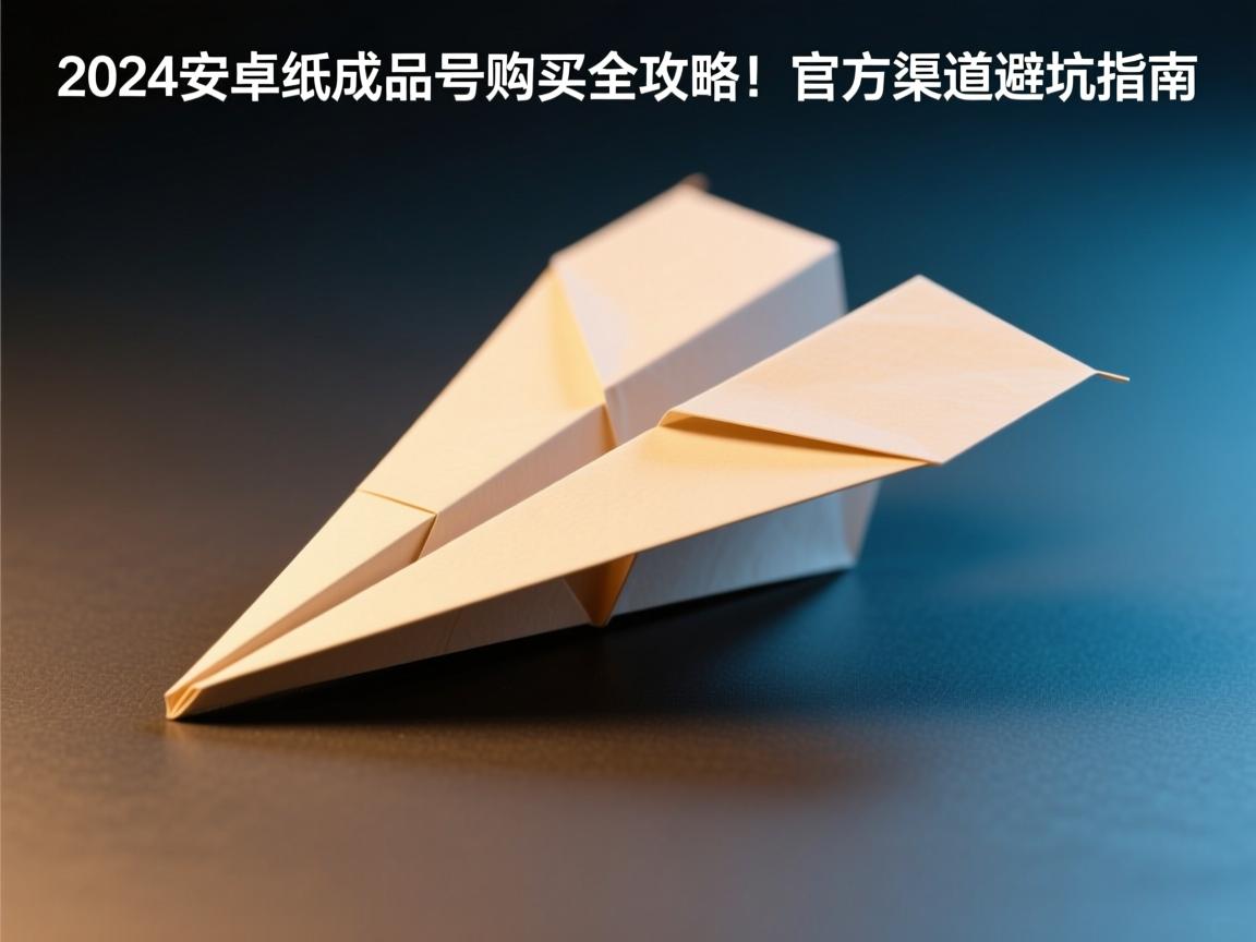2024安卓纸飞机成品号购买全攻略!官方渠道避坑指南