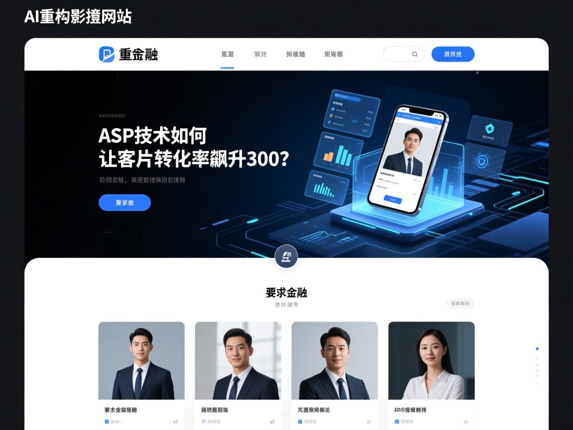 AI重构影楼网站！ASP技术如何让客片转化率飙升300%