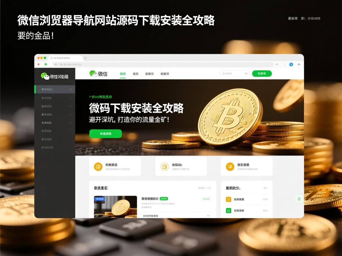 微信浏览器导航网站源码下载安装全攻略,避开深坑,打造你的流量金矿!