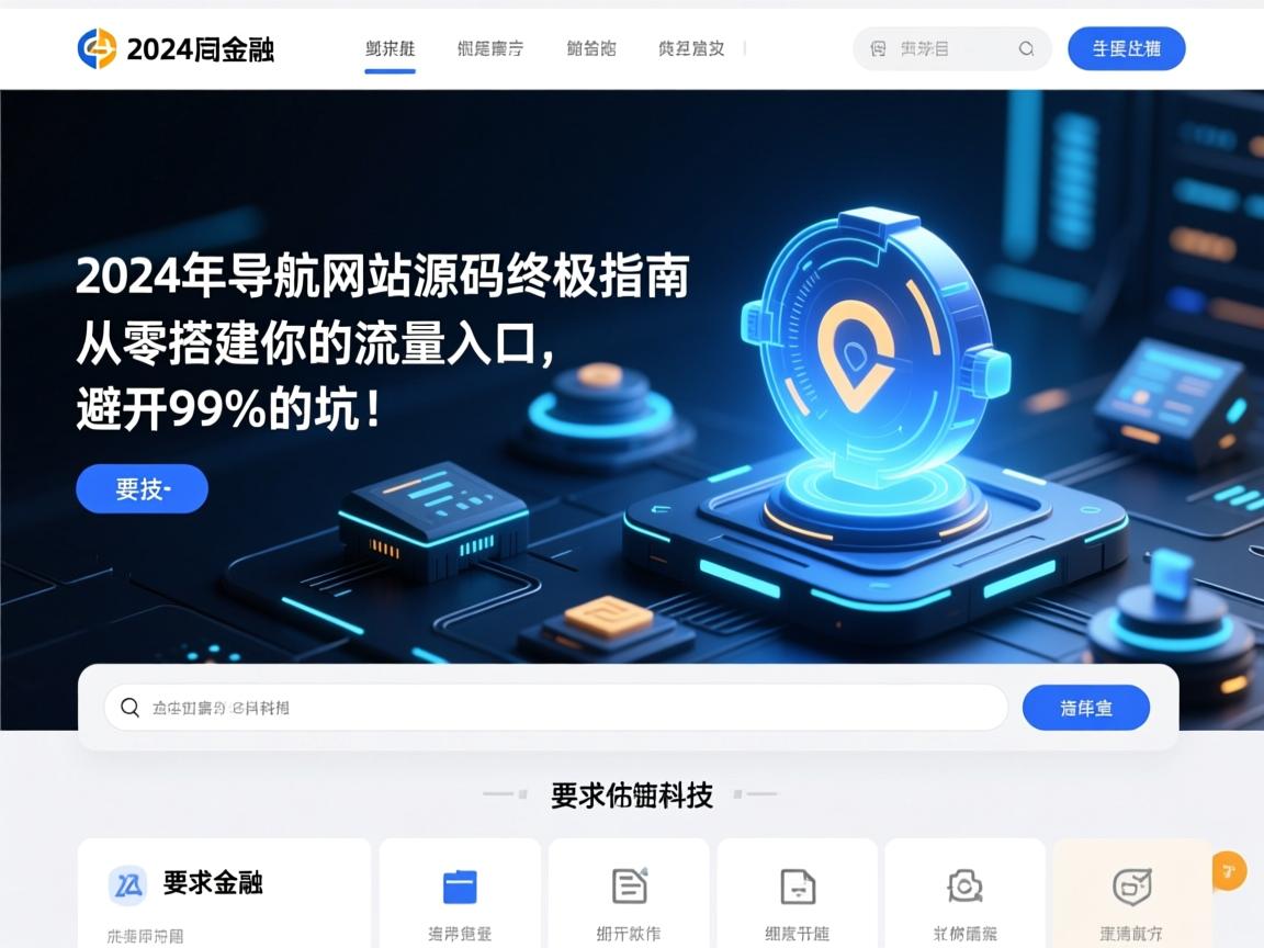 2024年导航网站源码终极指南，从零搭建你的流量入口，避开99%的坑！