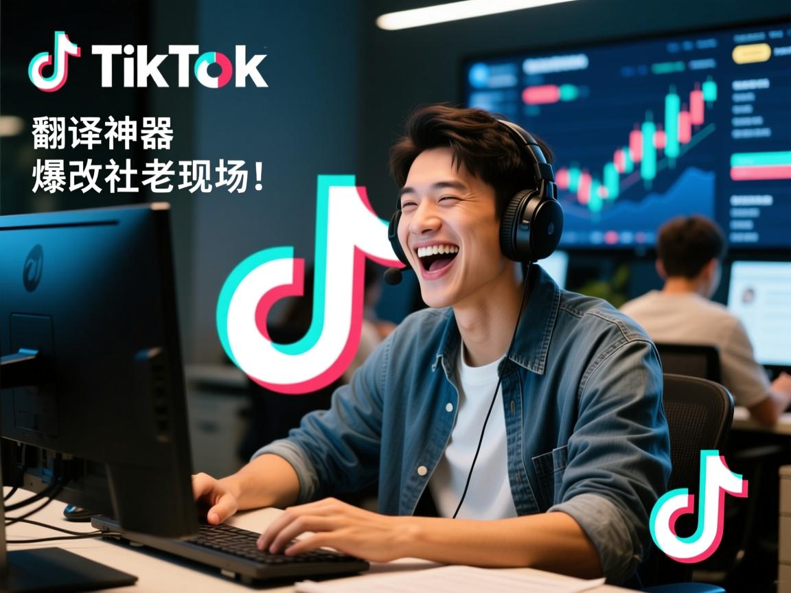 TikTok翻译神器爆改社死现场!留学生亲测,这AI让老外笑疯评论区