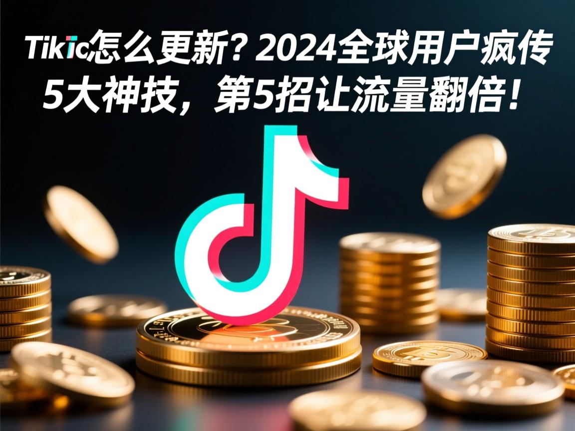 TikTok怎么更新？2024全球用户疯传的5大神技，第5招让流量翻倍！