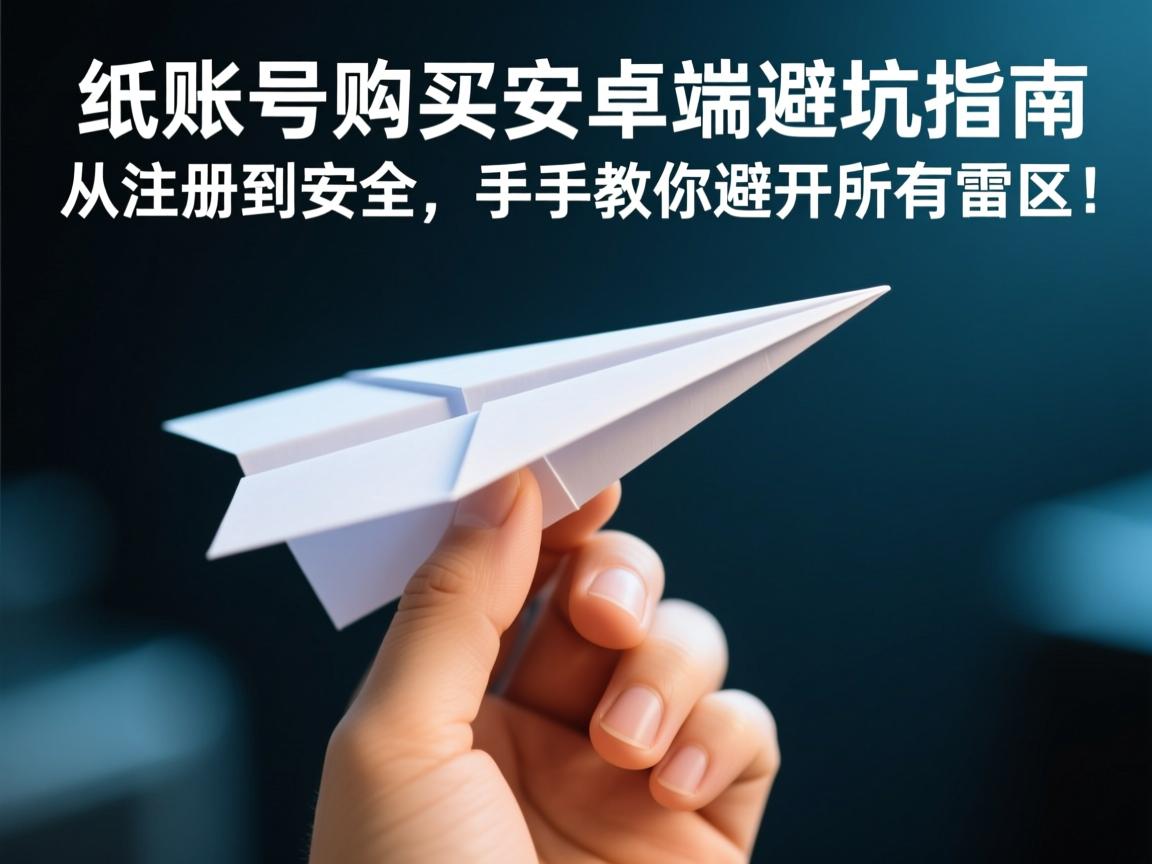 纸飞机账号购买安卓端避坑指南,从注册到安全,手把手教你避开所有雷区!