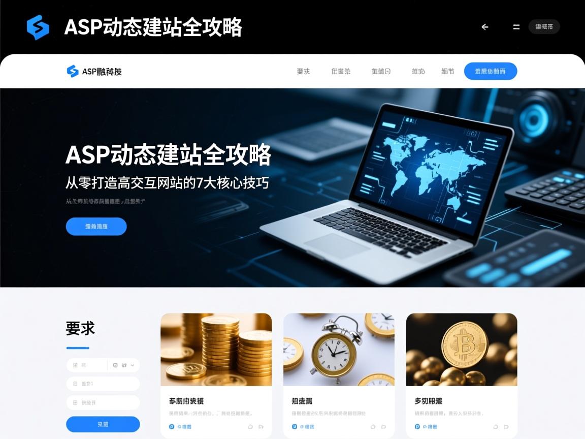 ASP动态建站全攻略，从零打造高交互网站的7大核心技巧