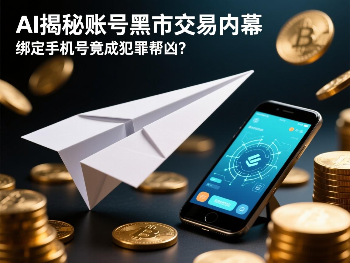 AI揭秘，纸飞机账号黑市交易内幕，绑定手机号竟成犯罪帮凶？