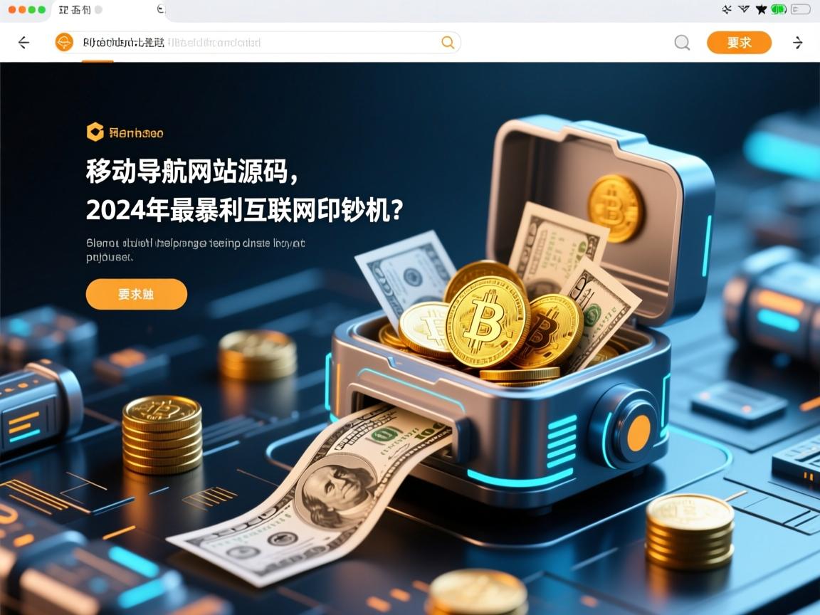 移动导航网站源码，2024年最暴利的互联网印钞机？