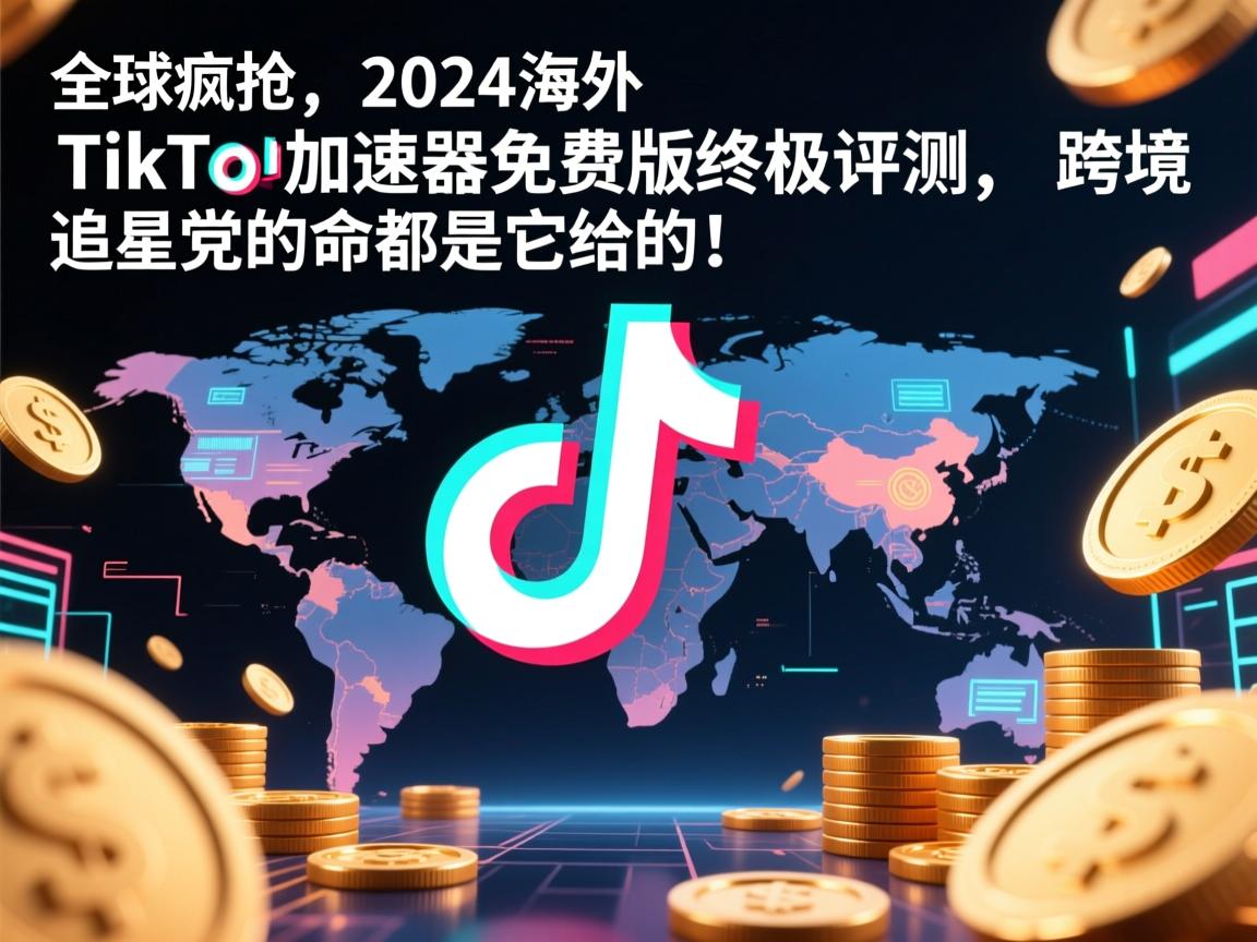 全球疯抢!2024海外TikTok加速器免费版终极评测,跨境追星党的命都是它给的!