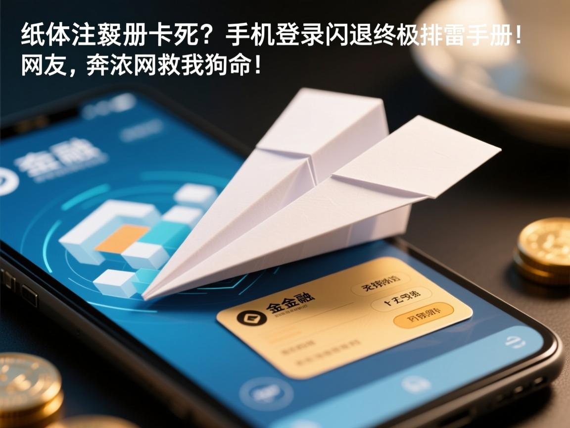 纸飞机注册卡死?手机登录闪退终极排雷手册!网友,奔诺网救我狗命!