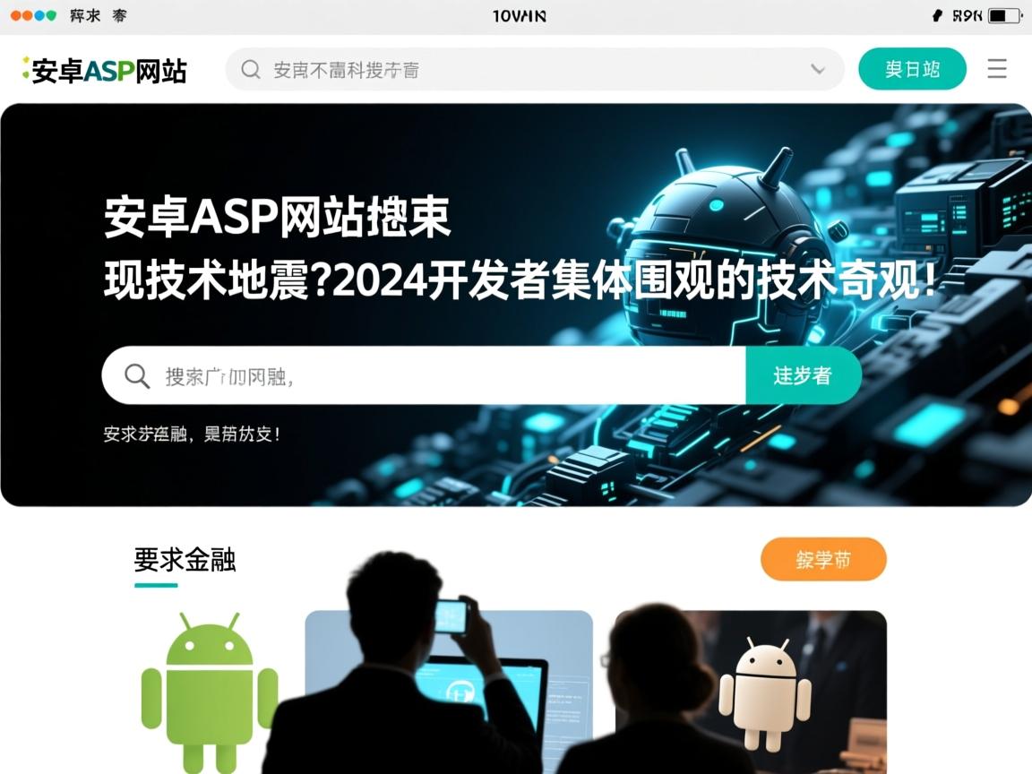 安卓ASP网站搜索结果惊现技术地震?2024开发者集体围观的技术奇观!
