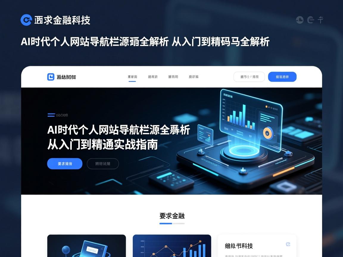 AI时代个人网站导航栏源码全解析，从入门到精通实战指南