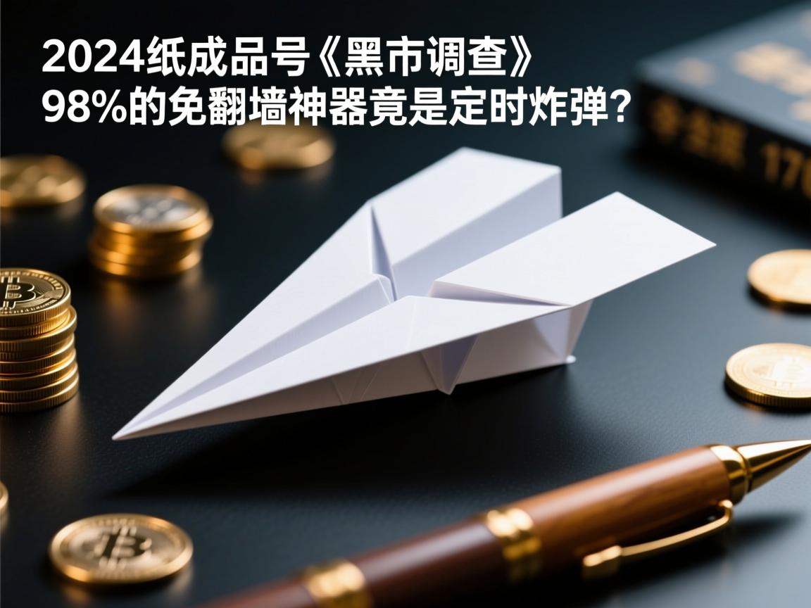 2024纸飞机成品号黑市调查,98%的免翻墙神器竟是定时炸弹?